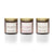 Amber Candle Collection Trio