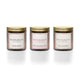 Amber Candle Collection Trio